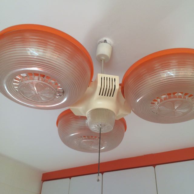 Retro Vintage Ceiling Hanging Lamp Mcm Mid Century Space Age