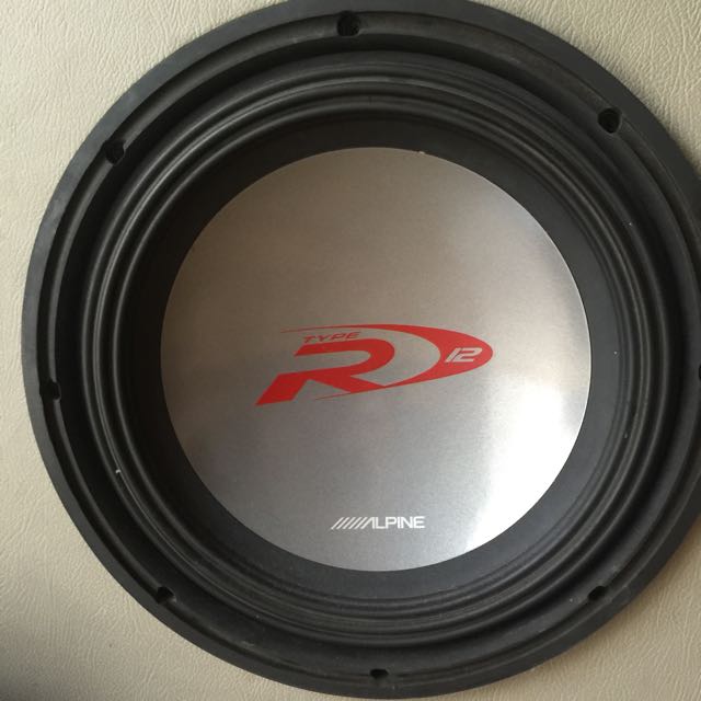 Subwoofer Alpine Type R 12", Aksesoris Mobil di Carousell