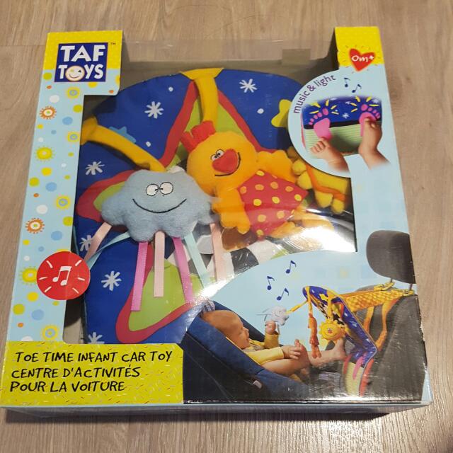 toe time infant car toy