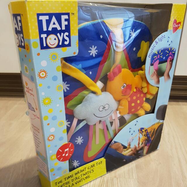toe time infant car toy