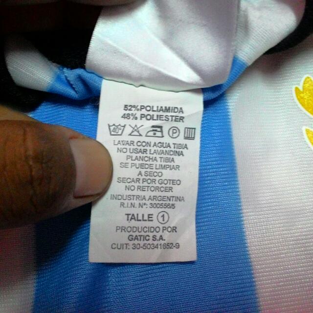 Vintage Adidas Argentina Football Soccer Jersey Sz M