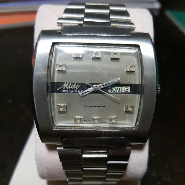 mido square watch
