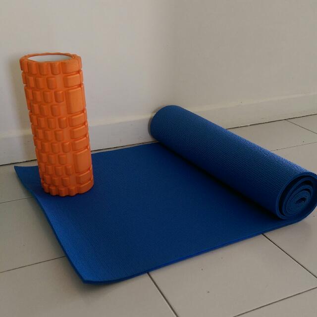 yoga mat foam roller