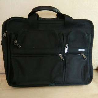 TUMI Alpha Briefcase, Expandable Laptop Bag With Ballistic Nylon