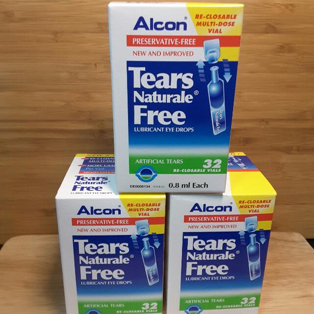 Alcon Tears Naturale Free Lubricant Eye Drops 32s 0 8ml Health Beauty On Carousell