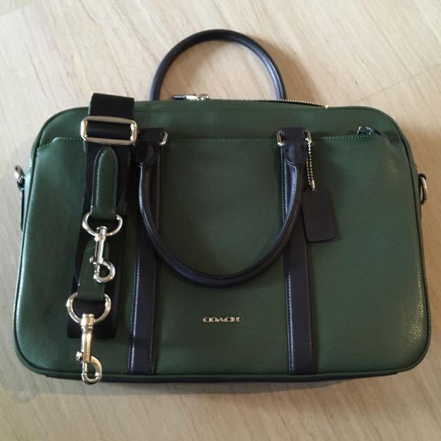 mens leather briefcase bag