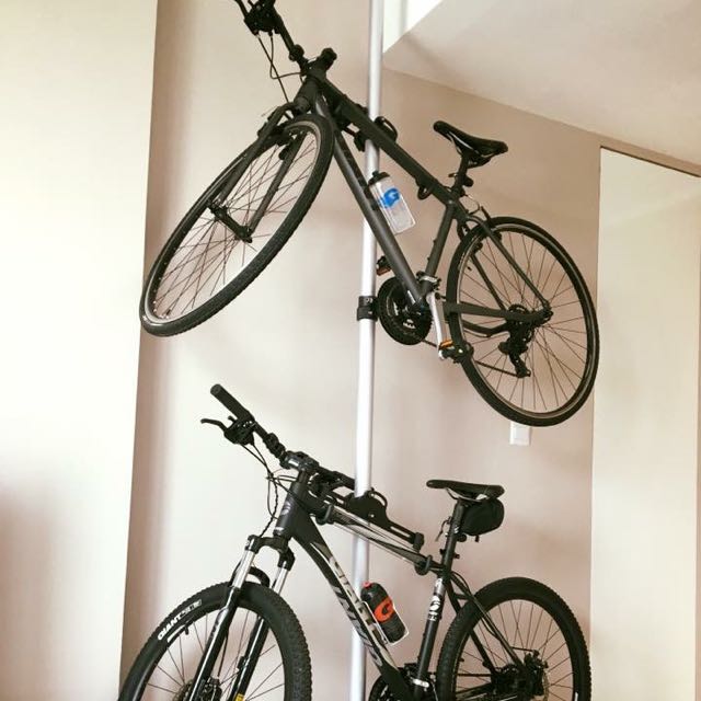 ceiling mounted bicycle rack