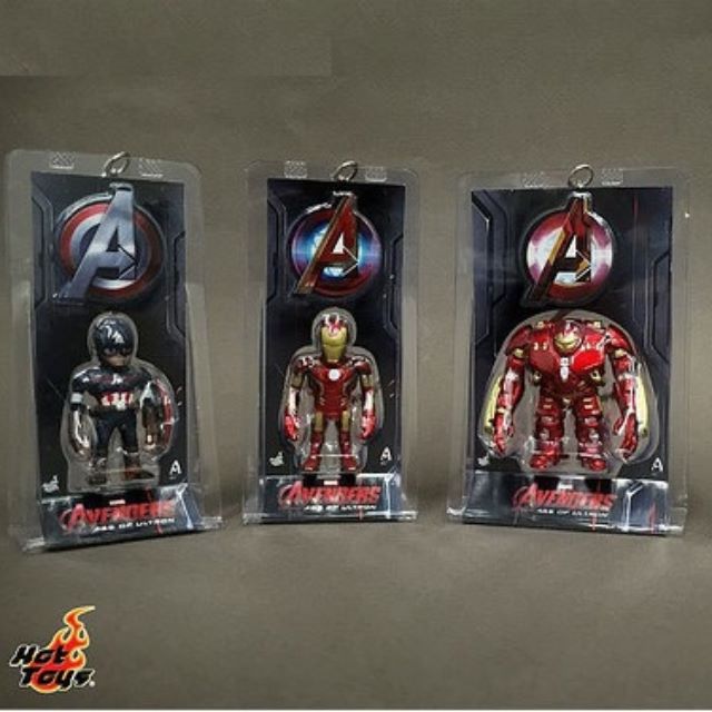 Hot Toys Tuoma Keychain Key Chain Iron Man Captain America Hulkbuster