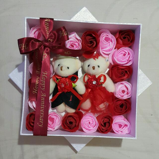 Giftbox Kado Ulang Tahun Kado Valentine Kado Anniversary Boneka