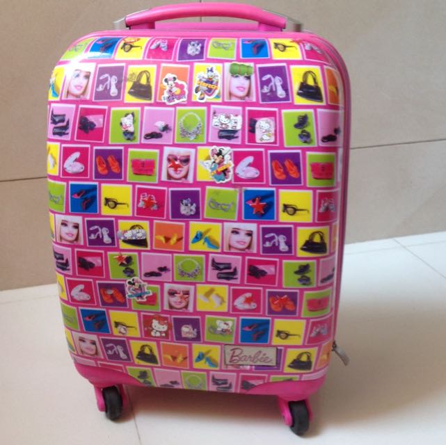 barbie travel suitcase