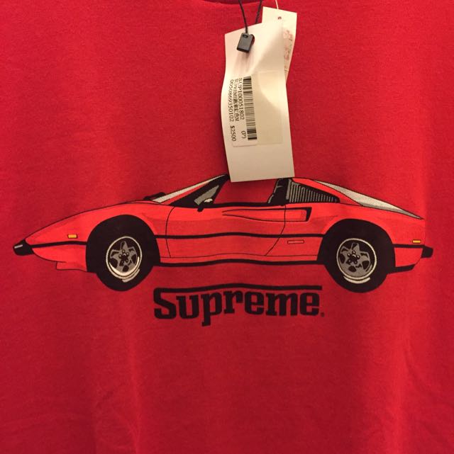 supreme ferrari tee