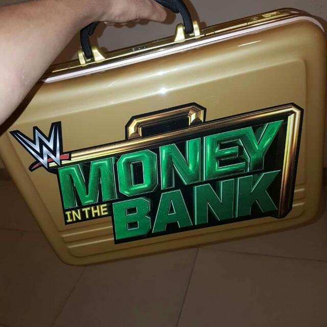 WWE MONEY IN THE BANK BRIEFCASE, Hobbies & Toys, Toys & Games on Carousell