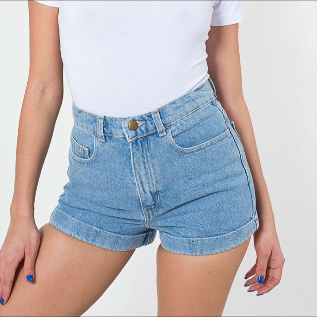 american apparel high waisted jeans