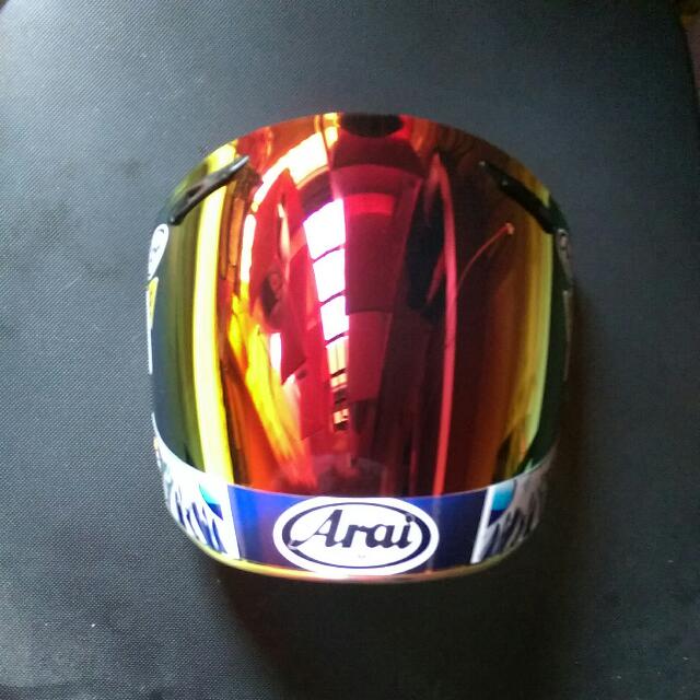 Arai Extra Red Rose Visor, Car 