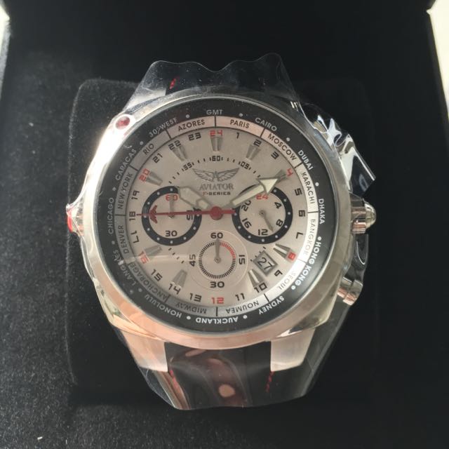 aviator f series world time tachymetre chronograph