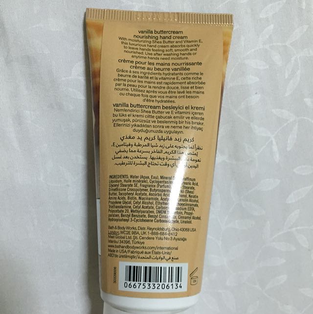 Bath & Body Works Vanilla Buttercream Hand Cream, Babies & Kids
