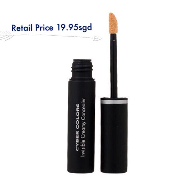 cyber colors invisible creamy concealer 02 beige health beauty on