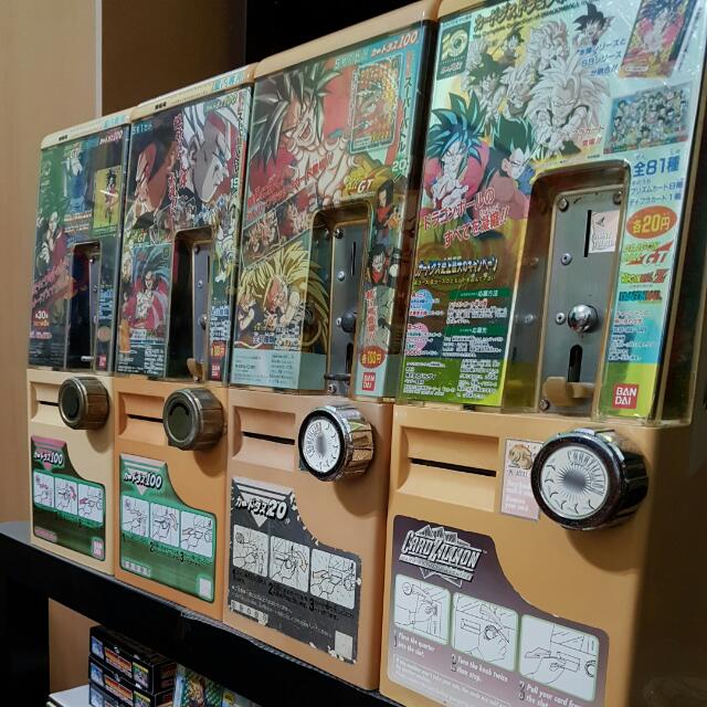 vending machine Shockers Dragon Ball 
