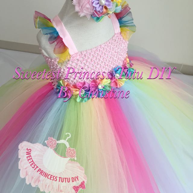 colorful tutu dress