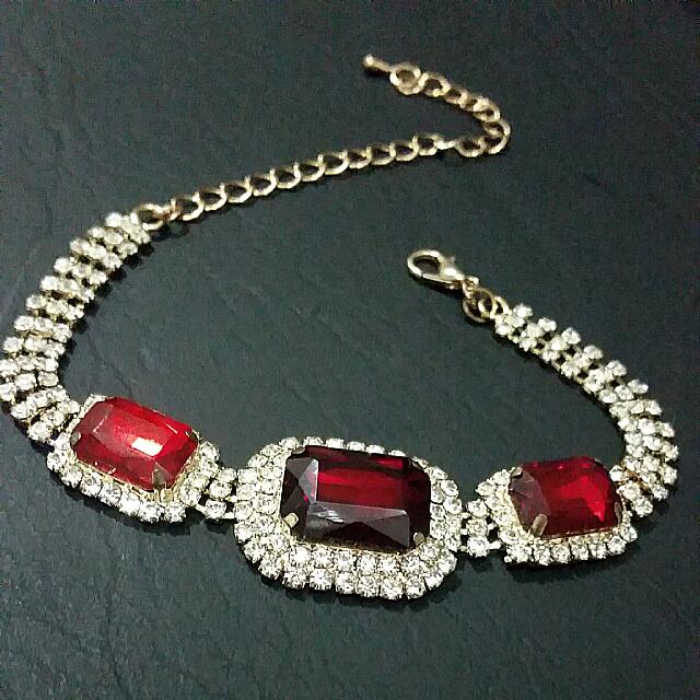 Ruby Diamond Bracelet (Category: Necklaces) located in Petaling Jaya. Submitted by houseofhumerus (Listing ID 56831976, Image 1). Description: .