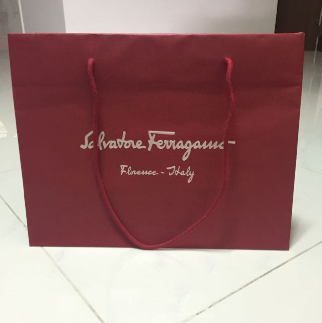ferragamo paper bag