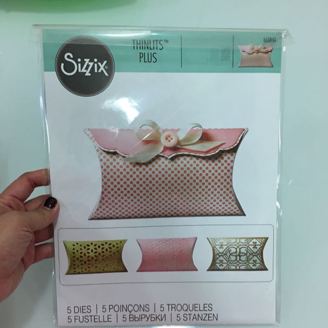 Sizzix Pillow Box Design Craft On Carousell