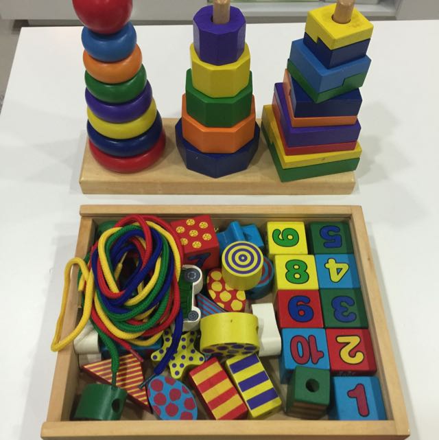 Wooden Blocks and Stackables, Hobbies & Toys, Toys & Games on Carousell