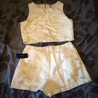 Lace Short & Crop Set