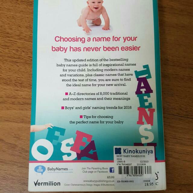 Baby Names Book Hobbies Toys Books Magazines Children S Books On Carousell