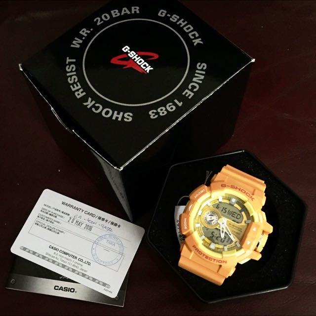 G Shock 5398 Watch Yellow Health Nutrition Health Monitors