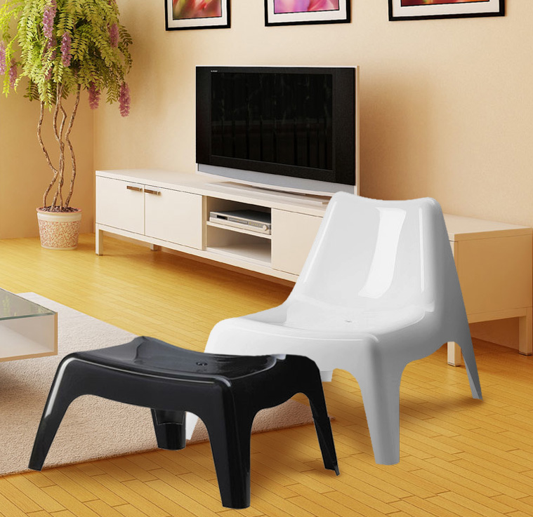Ikea Ps Vagos Chair And Foot Rest Stool Design Everything Else On Carousell