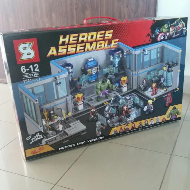 Lego Inspired SY 368 Avengers Laboratory Hobbies Toys Toys