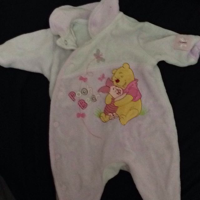 Pooh Bear Onesie Babies Kids On Carousell