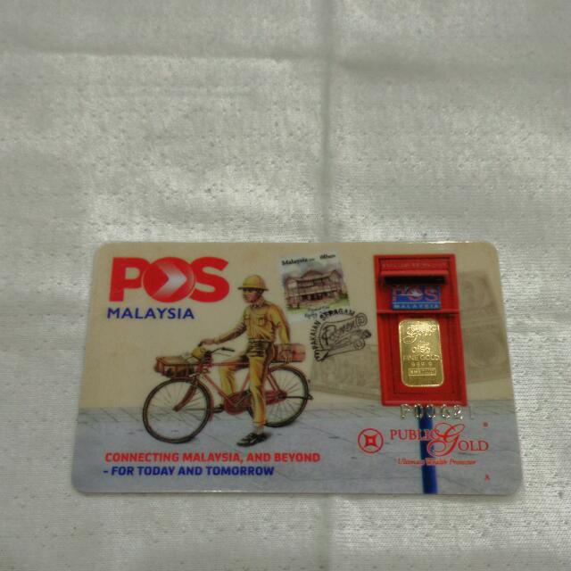 Public Gold 0 5g Gold Bar Pos Malaysia Edition Women S Fashion Jewelry Organisers Precious Stones On Carousell