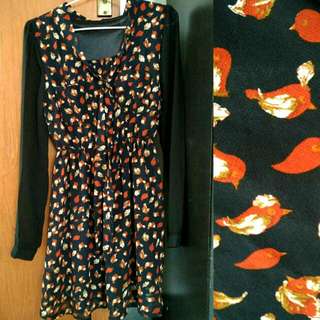 Vintage Bird Dress