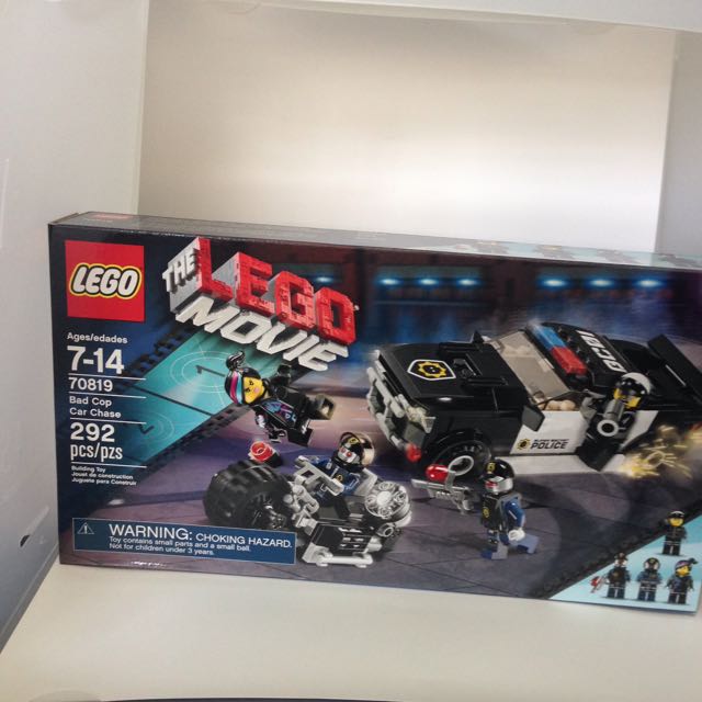 lego movie bad cop car chase