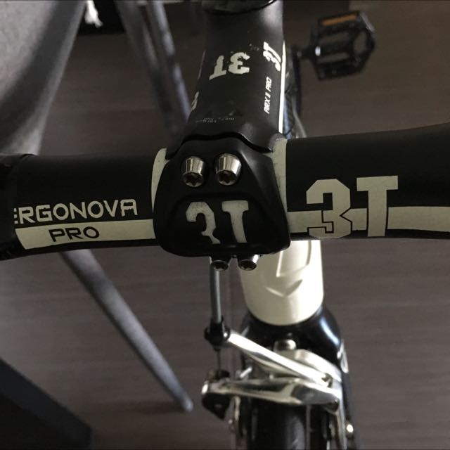 Leader 725 White black Fixie, Sports Equipment, Bicycles & Parts, Parts