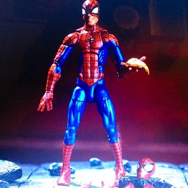 Marvel Legends Infinite Series Pizza Spiderman 6/" Loose Action Figure