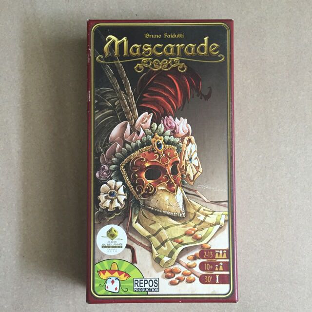 Masquerade Board Game, Hobbies & Toys, Toys & Games on Carousell