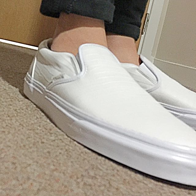 all white vans