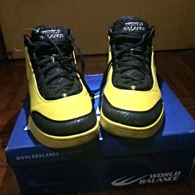 World balance shoes basketball yellow clearance