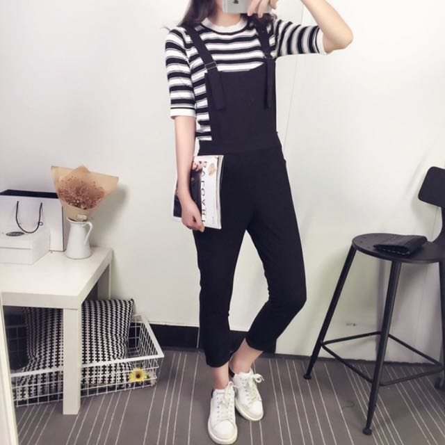 jumpsuit with buckle straps