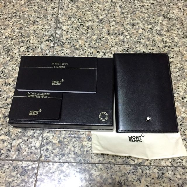 BNIB Mont Blanc Passport Holder, Luxury on Carousell