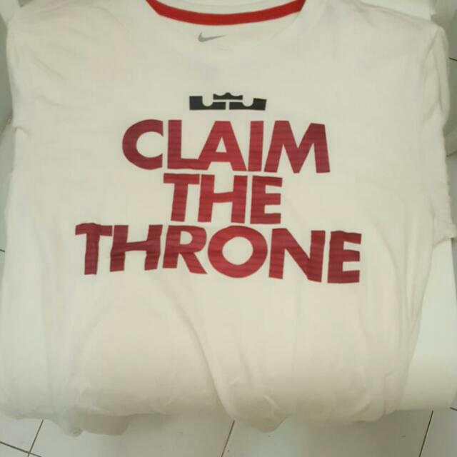 lebron james claim the throne shirt