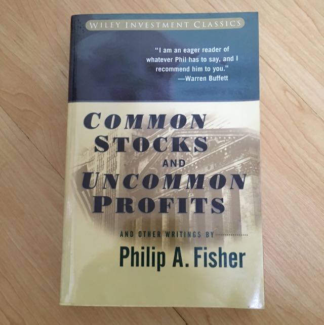 Common Stocks And Uncommon Profits Philip Fisher Books