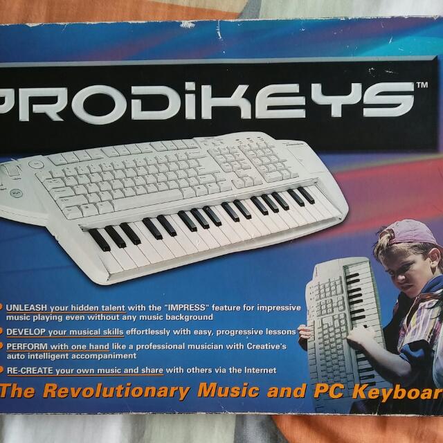 Creative Prodikeys Music And PC Keyboard., Hobbies & Toys, Toys & Games