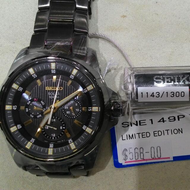 Seiko Solar 100m Limited Edition, Everything Else on Carousell