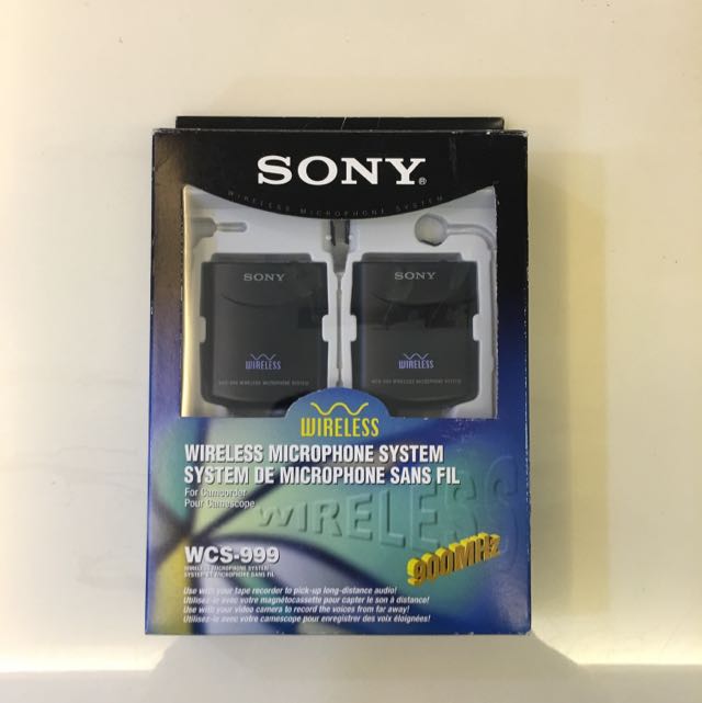 Sony Wireless Microphone System for Camcorder WCS-999