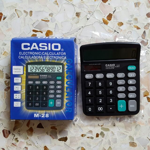 Casio M28 Calculator, Everything Else on Carousell