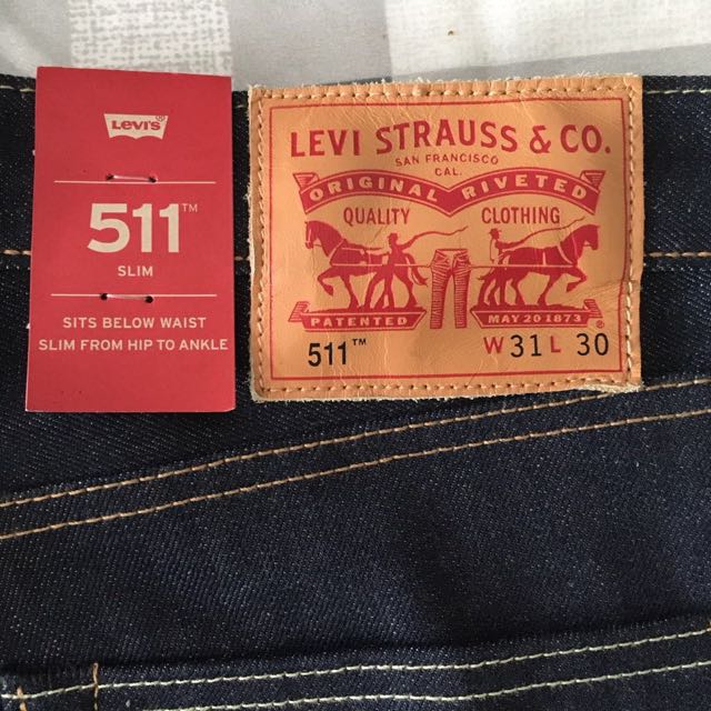 Levi's 511 Red Line Selvedge 31x30, Men's Fashion, Bottoms, Jeans on  Carousell
